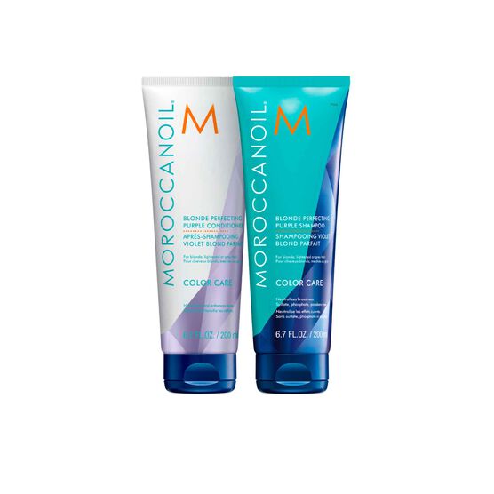 Kit Duo Cuidado da Cor Violeta Moroccanoil Blonde Perfecting Purple